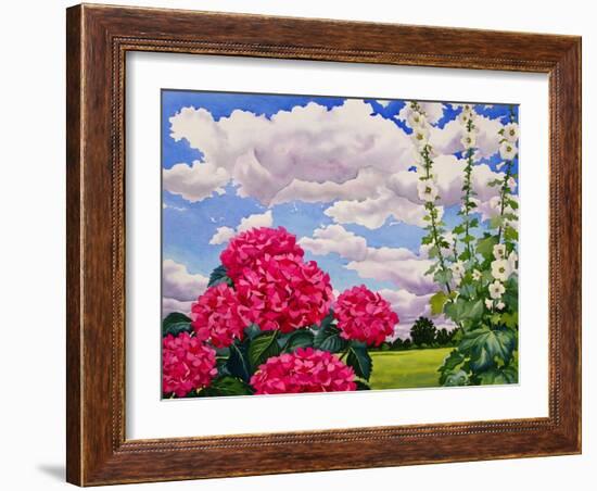 Flowers at the Edge of a Meadow, 2008-Christopher Ryland-Framed Giclee Print