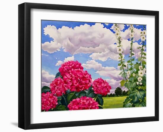 Flowers at the Edge of a Meadow, 2008-Christopher Ryland-Framed Giclee Print