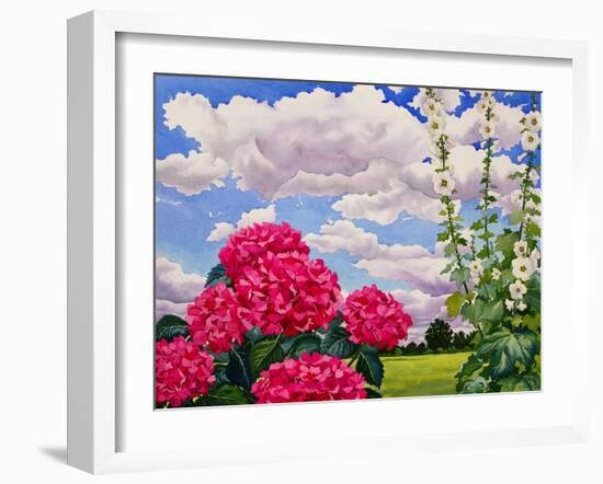 Flowers at the Edge of a Meadow, 2008-Christopher Ryland-Framed Giclee Print