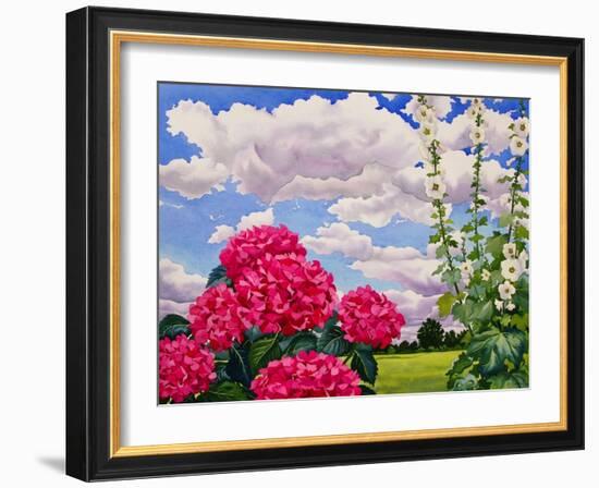 Flowers at the Edge of a Meadow, 2008-Christopher Ryland-Framed Giclee Print