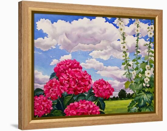 Flowers at the Edge of a Meadow, 2008-Christopher Ryland-Framed Premier Image Canvas