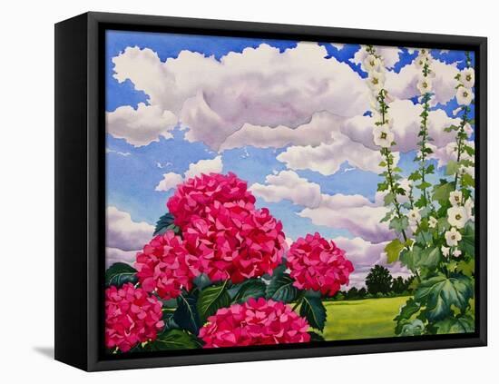 Flowers at the Edge of a Meadow, 2008-Christopher Ryland-Framed Premier Image Canvas