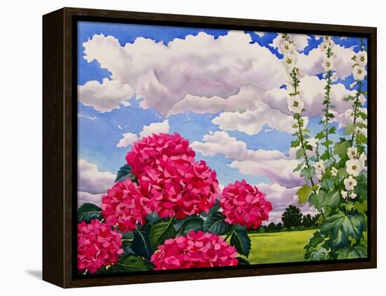 Flowers at the Edge of a Meadow, 2008-Christopher Ryland-Framed Premier Image Canvas