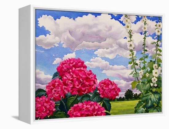 Flowers at the Edge of a Meadow, 2008-Christopher Ryland-Framed Premier Image Canvas