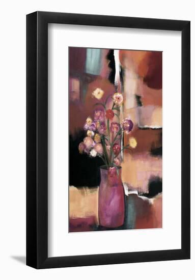 Flowers at the Entry-Nancy Ortenstone-Framed Art Print