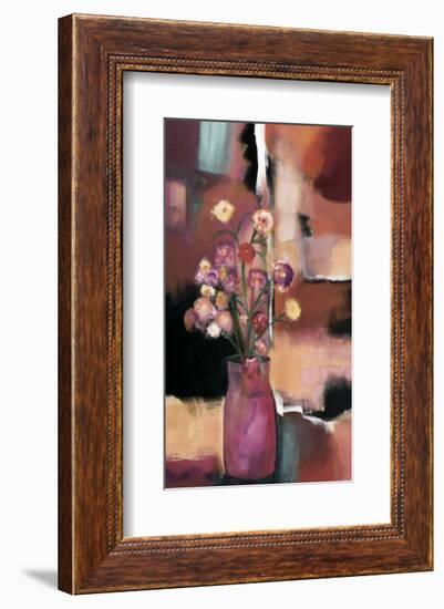 Flowers at the Entry-Nancy Ortenstone-Framed Art Print