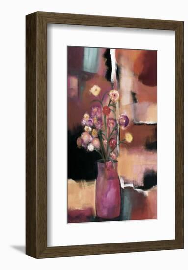 Flowers at the Entry-Nancy Ortenstone-Framed Art Print