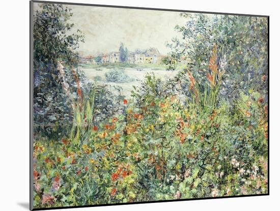 Flowers at Vetheuil; Fleurs a Vetheuil, 1881-Claude Monet-Mounted Giclee Print