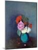 Flowers Bouquet of Carnations. Painting by Odilon Redon (1840-1916) 1900 Sun. 0,46X0,38 M Lyon, Mus-Odilon Redon-Mounted Giclee Print