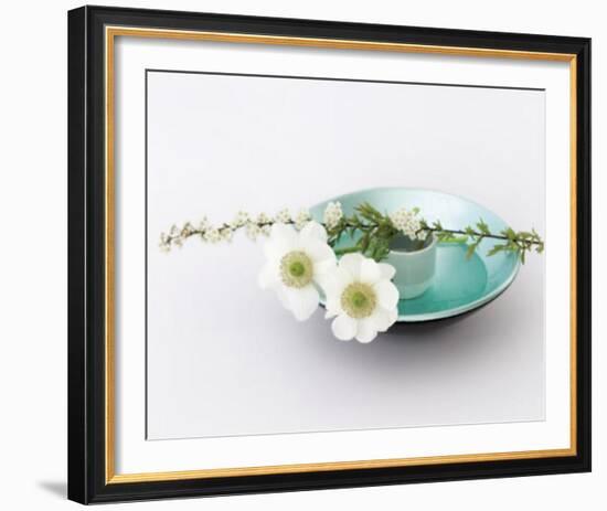 Flowers & Bowl-Catherine Beyler-Framed Art Print