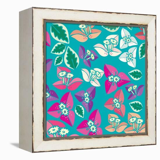 Flowers, Bugambiilla Color-Belen Mena-Framed Premier Image Canvas