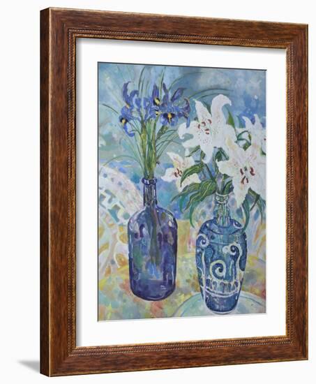 Flowers by the Sea Shore-Lorraine Platt-Framed Giclee Print