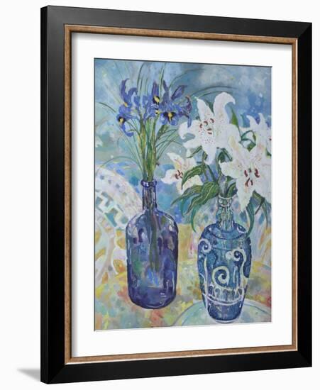 Flowers by the Sea Shore-Lorraine Platt-Framed Giclee Print