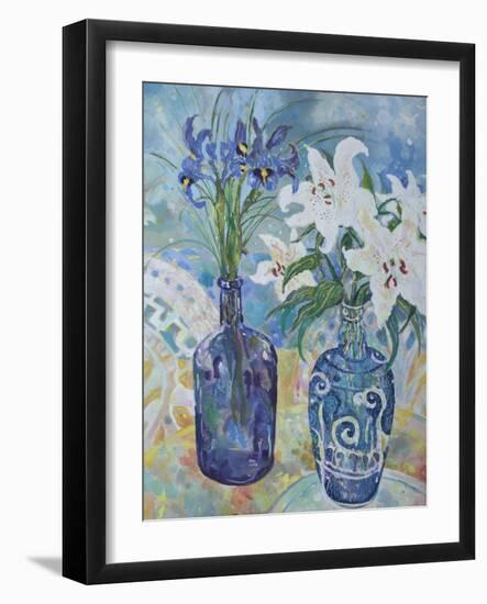 Flowers by the Sea Shore-Lorraine Platt-Framed Giclee Print