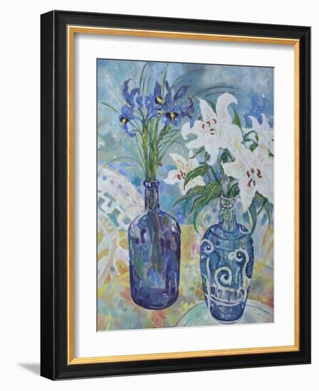 Flowers by the Sea Shore-Lorraine Platt-Framed Giclee Print