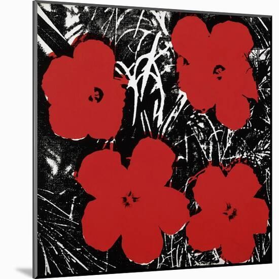 Flowers, c.1964 (Red)-Andy Warhol-Mounted Giclee Print