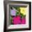 Flowers, c.1970 (1 Purple, c.1 Yellow, 2 Pink)-Andy Warhol-Framed Art Print