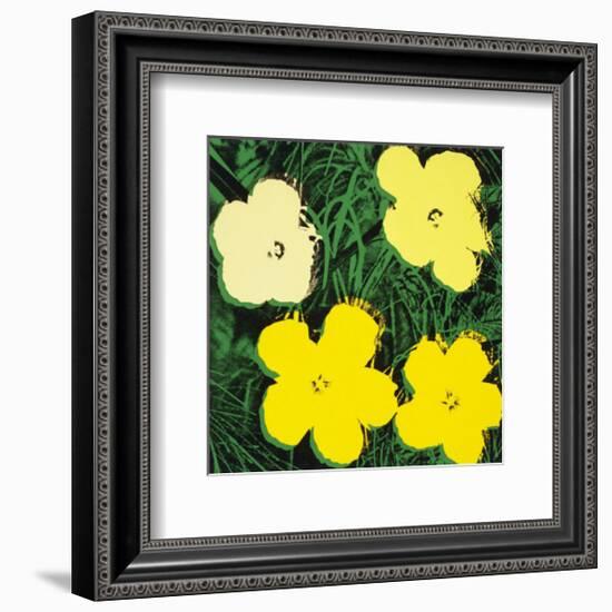 Flowers, c.1970 (Yellow)-Andy Warhol-Framed Art Print