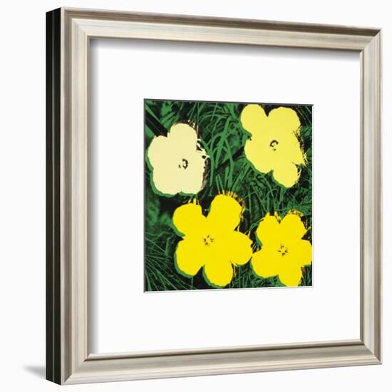 Flowers, c.1970 (Yellow)-Andy Warhol-Framed Art Print