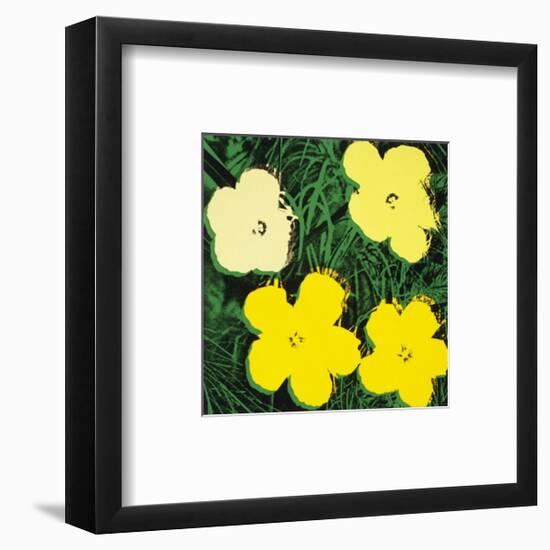 Flowers, c.1970 (Yellow)-Andy Warhol-Framed Art Print