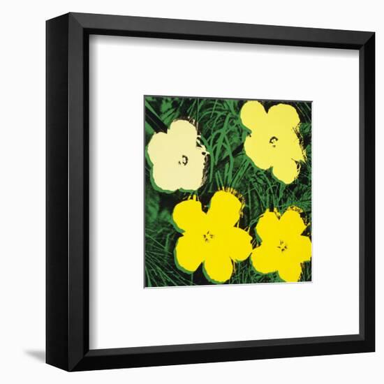 Flowers, c.1970 (Yellow)-Andy Warhol-Framed Art Print