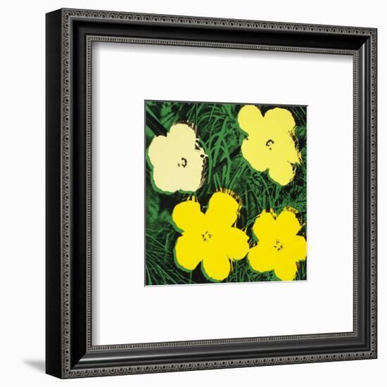 Flowers, c.1970 (Yellow)-Andy Warhol-Framed Art Print