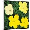 Flowers, c.1970 (Yellow)-Andy Warhol-Mounted Art Print