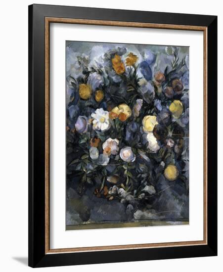 Flowers, C1902-Paul Cézanne-Framed Giclee Print