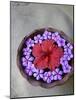 Flowers Floating in Bowl of Water-Douglas Peebles-Mounted Photographic Print