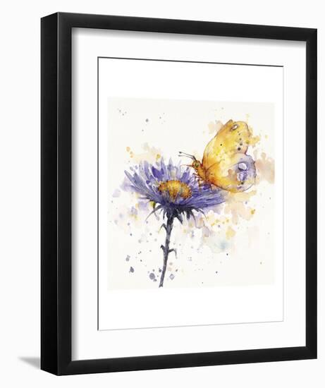 Flowers & Flutters-Sillier than Sally-Framed Art Print