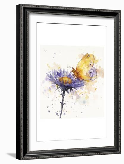 Flowers & Flutters-Sillier than Sally-Framed Art Print
