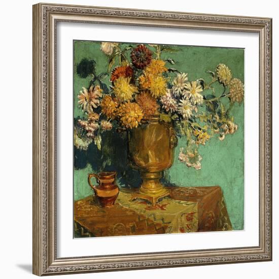 Flowers for Alice, 1928-Grant Wood-Framed Giclee Print