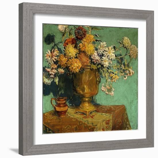 Flowers for Alice, 1928-Grant Wood-Framed Giclee Print