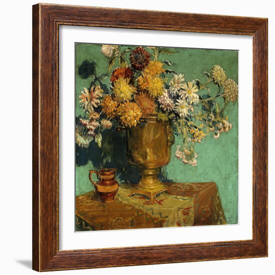 Flowers for Alice, 1928-Grant Wood-Framed Giclee Print