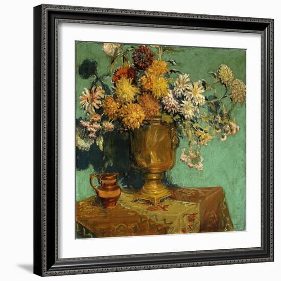 Flowers for Alice, 1928-Grant Wood-Framed Giclee Print