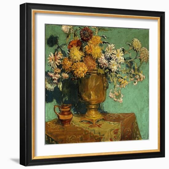 Flowers for Alice, 1928-Grant Wood-Framed Giclee Print