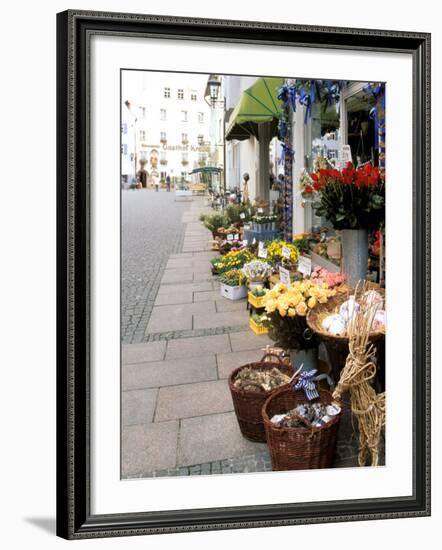 Flowers For Sale, Munich, Germany-Adam Jones-Framed Photographic Print