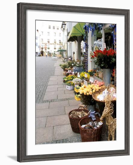 Flowers For Sale, Munich, Germany-Adam Jones-Framed Photographic Print