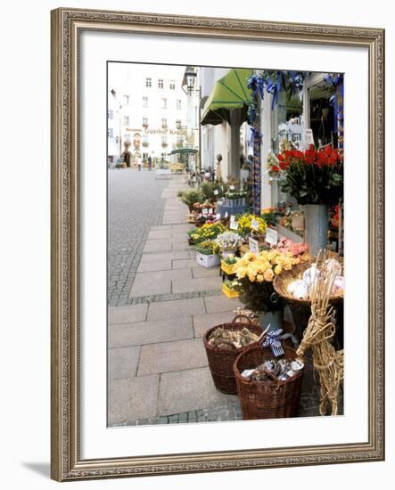 Flowers For Sale, Munich, Germany-Adam Jones-Framed Photographic Print