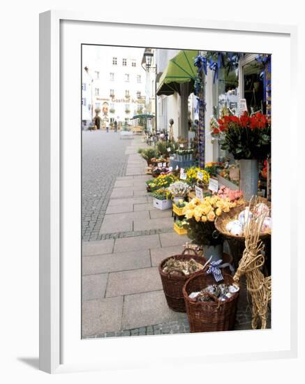 Flowers For Sale, Munich, Germany-Adam Jones-Framed Photographic Print