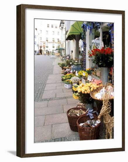 Flowers For Sale, Munich, Germany-Adam Jones-Framed Photographic Print