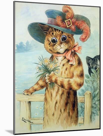 Flowers for the Duchess-Louis Wain-Mounted Giclee Print