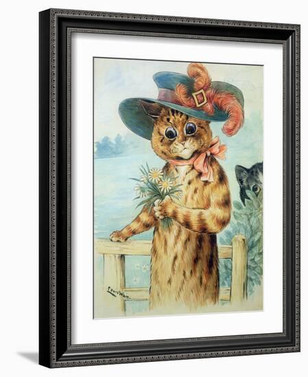 Flowers for the Duchess-Louis Wain-Framed Giclee Print