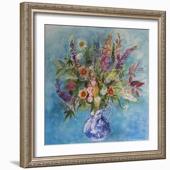 Flowers from an Edinburgh Garden-Ann Oram-Framed Giclee Print