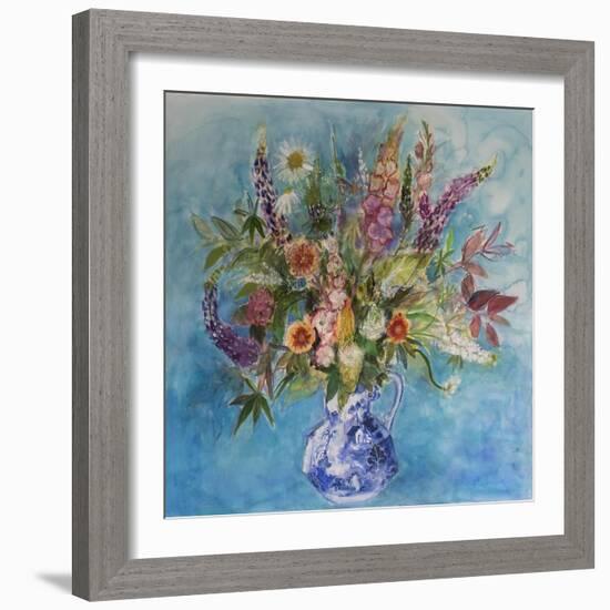 Flowers from an Edinburgh Garden-Ann Oram-Framed Giclee Print