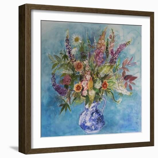 Flowers from an Edinburgh Garden-Ann Oram-Framed Giclee Print