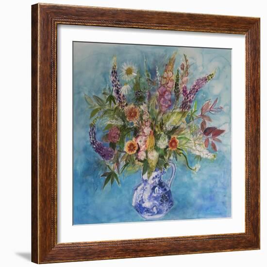 Flowers from an Edinburgh Garden-Ann Oram-Framed Giclee Print