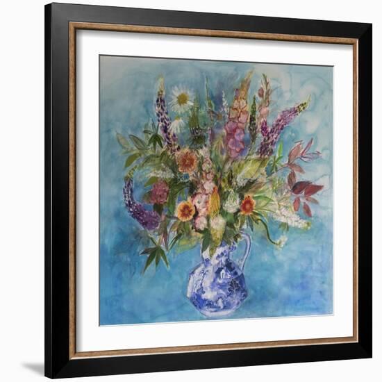 Flowers from an Edinburgh Garden-Ann Oram-Framed Giclee Print