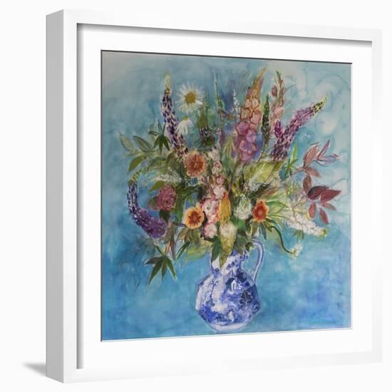 Flowers from an Edinburgh Garden-Ann Oram-Framed Giclee Print