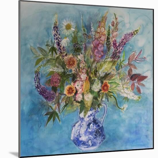 Flowers from an Edinburgh Garden-Ann Oram-Mounted Giclee Print